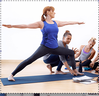Model for a recent Yogaworks ad