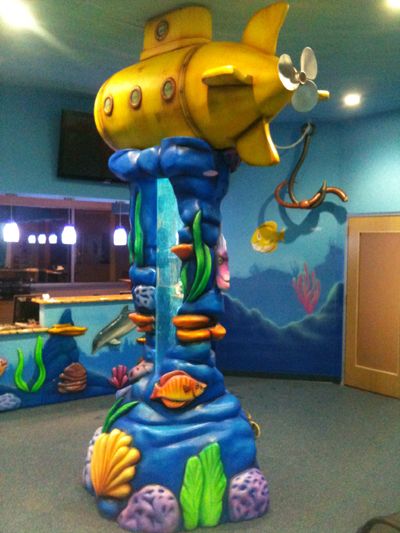 Custom Undersea themed Pediatric Dental office. Fe