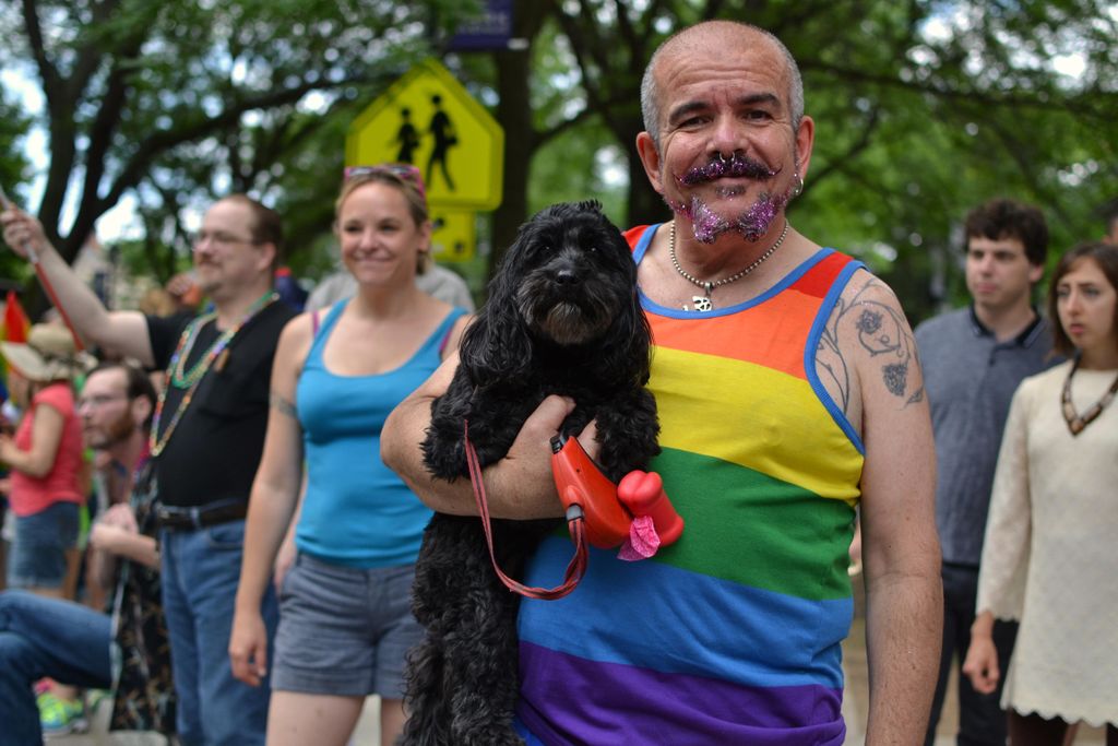 Taken while on assignment covering the pride parad