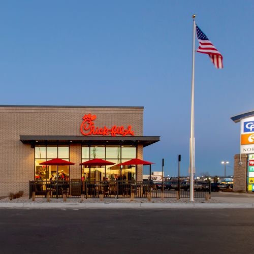 Grand Opening of Chick-Fil-A at the corner of E. B