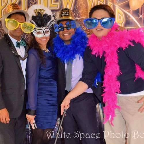 White Space Photo Booth at Bang Bang New Year's Ev