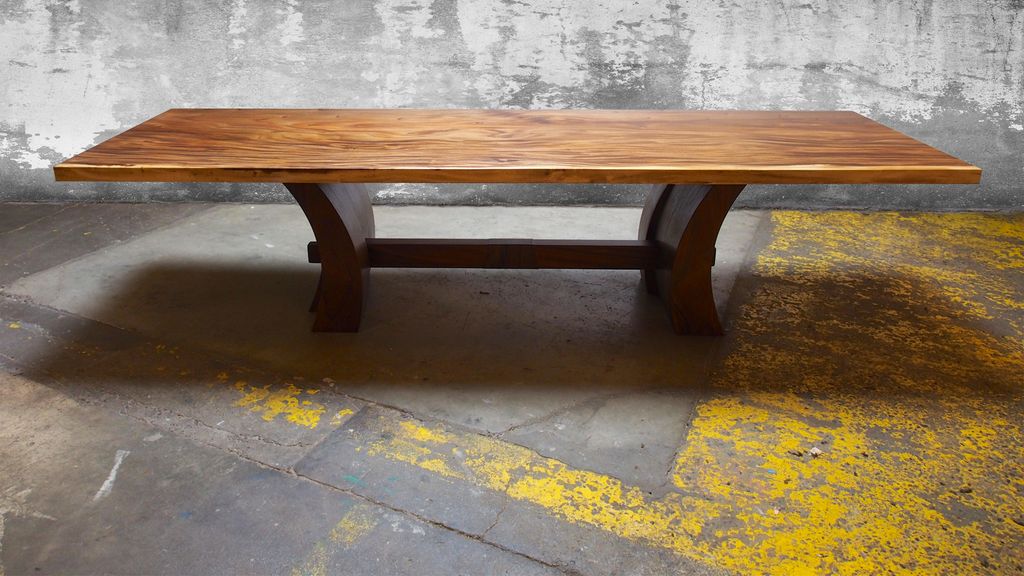 Parota Dining table, 2" x 42 x 10'6" . Designed an