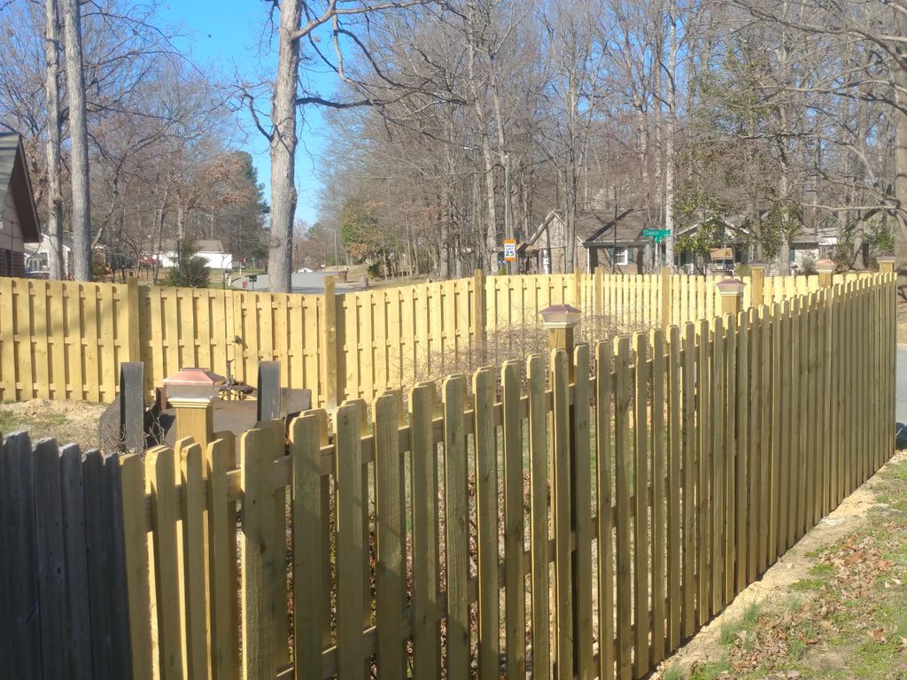 Installed solar post caps! 