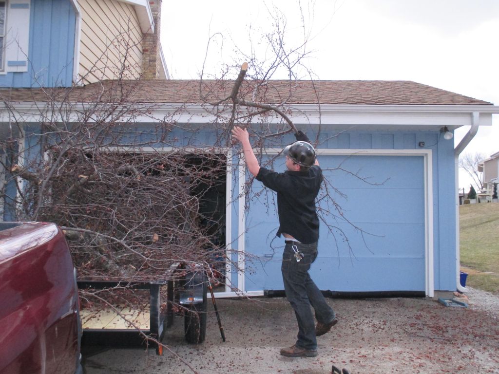 Loading up my trailer.