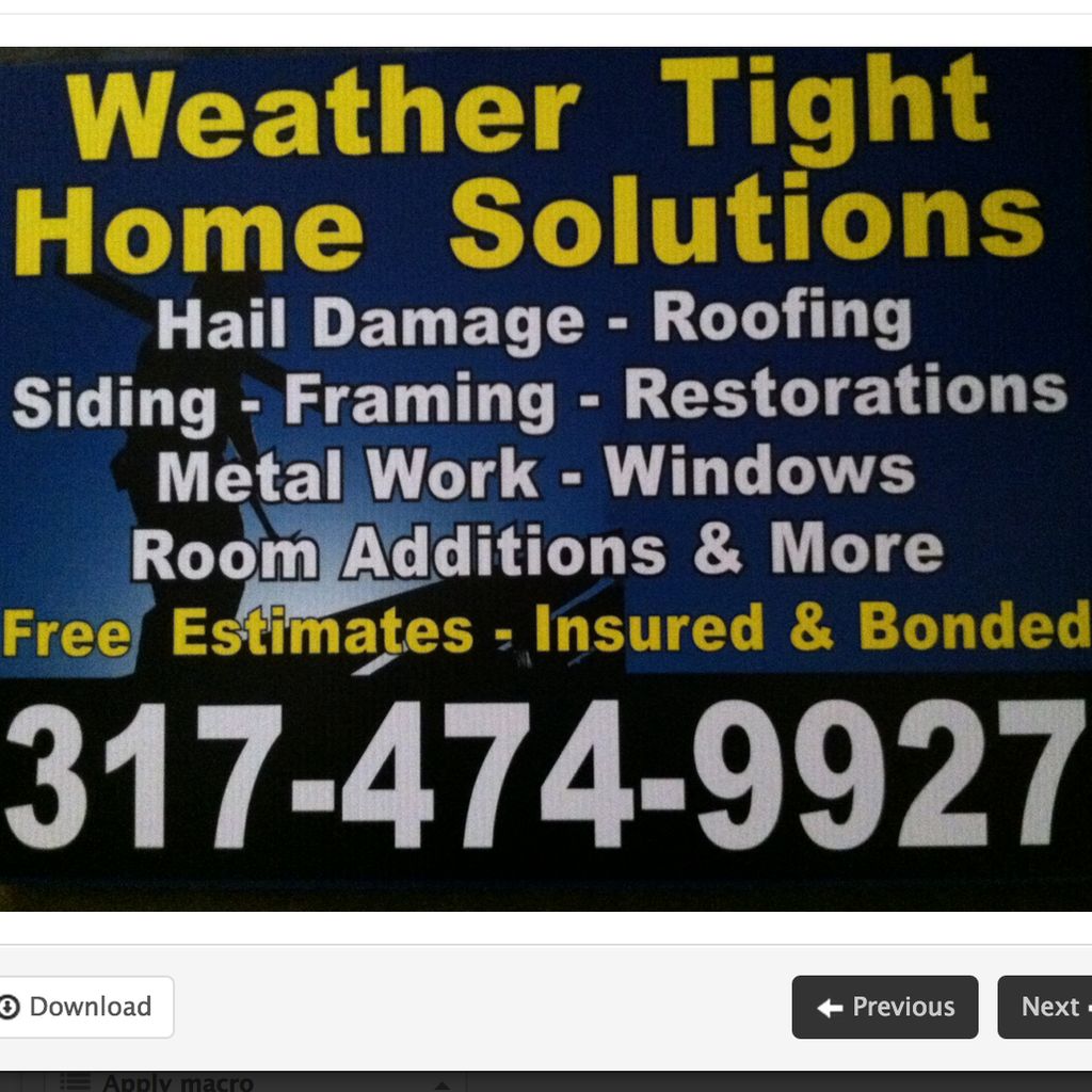 Weather Tight Home Solutions