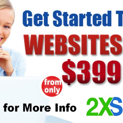 Web Design starting at only $399