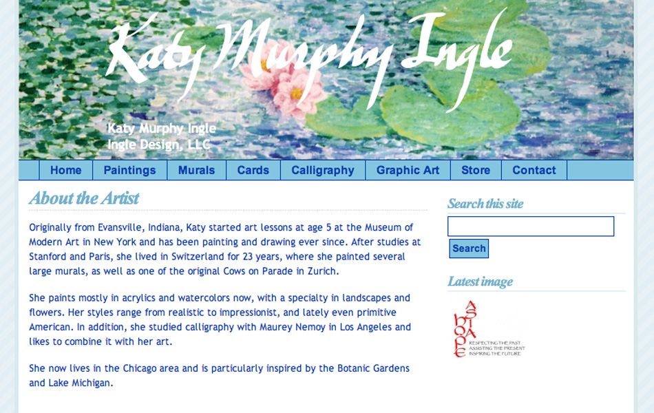 Website Design & Development: Katy Murphy Ingle, A