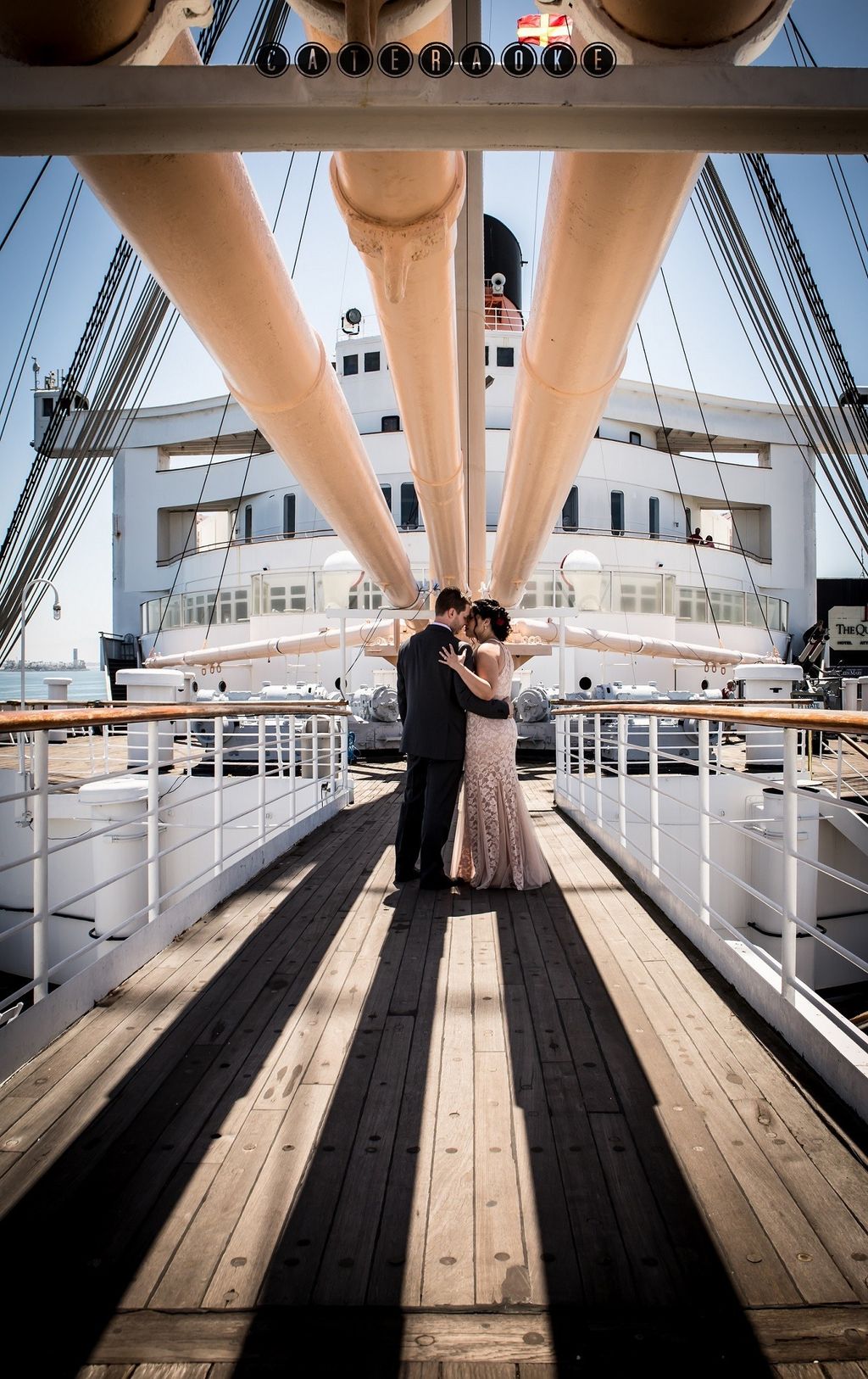 Long Beach Queen Mary Wedding by Wedding Photograp