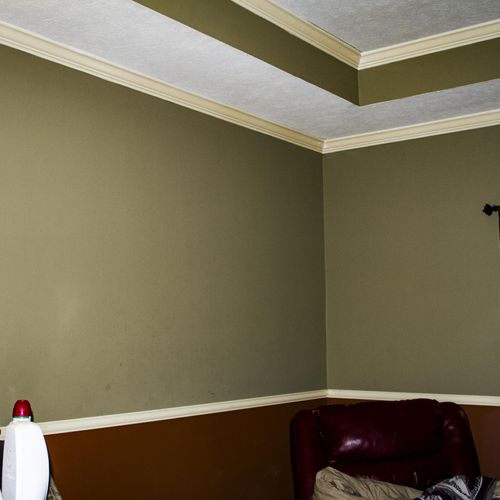painting and crown molding
