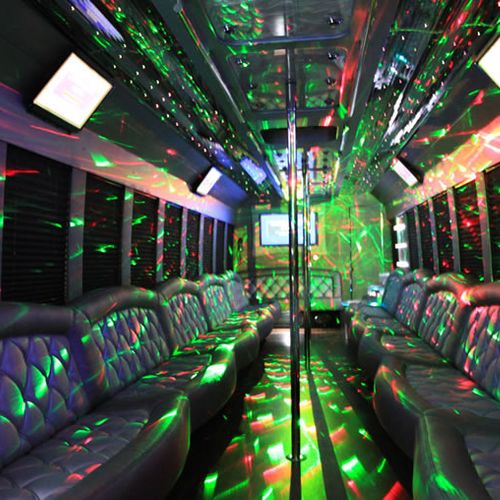 Party Bus fully equipped with : 

Flat Screen TV
i
