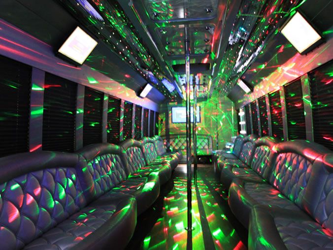 Party Bus fully equipped with : 

Flat Screen TV
i