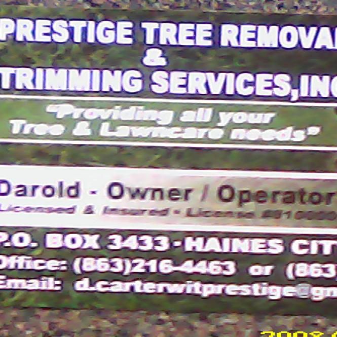 Prestige Tree Removal & Trimming Services Inc.