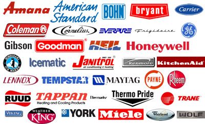 We service all major A/C brands - Your Trusted hea