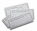 We offer Gift Certificates!