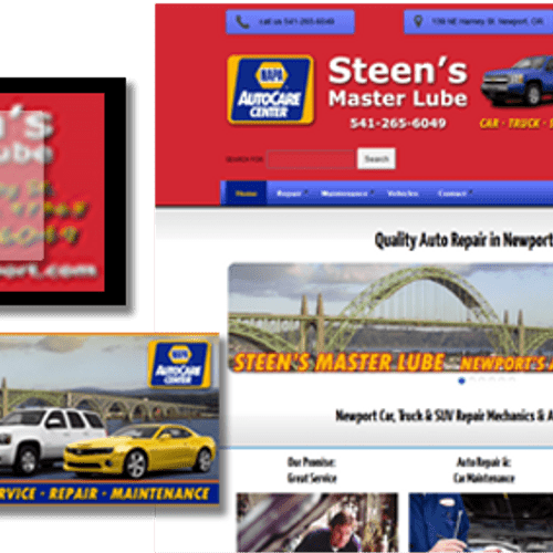 Auto Repair Website, Branding, Social Media & SEO.