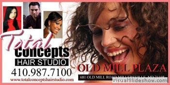 Ad Banner for Total Concepts Hair Studio