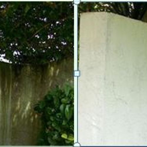 Concrete wall cleaning- remove that dirty grime!
