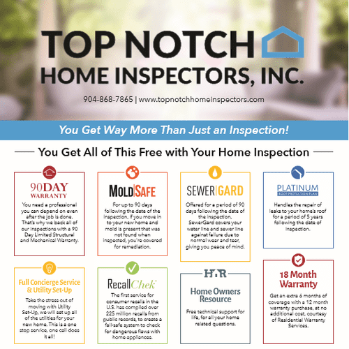 Free Warranty with every home inspection!