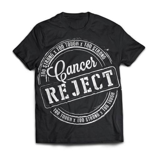 Cancer Reject Logo & T-shirt design