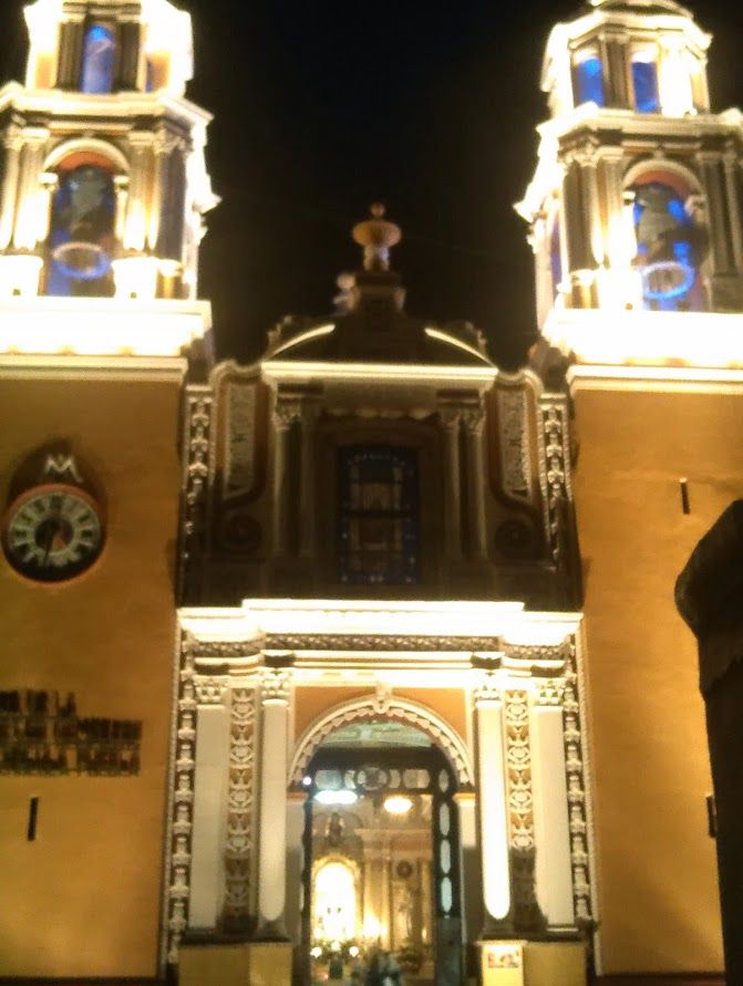 la iglesia de oro de San Andrés cholula , (municip