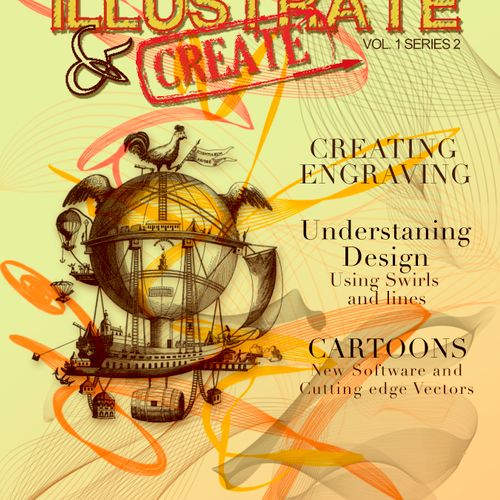 magazine cover for Illustrators (class project)