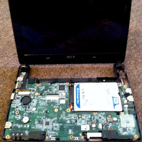 replacing hard drive