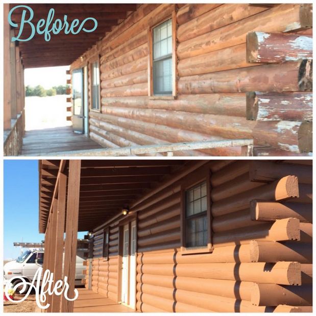 Before & After of an Exterior Painting job complet