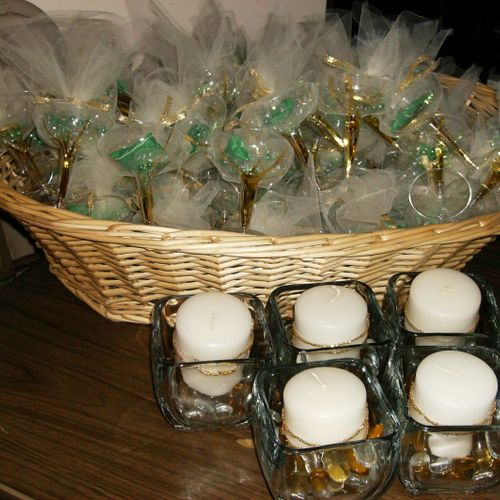 Individually handmade Party Favors and Centerpiece