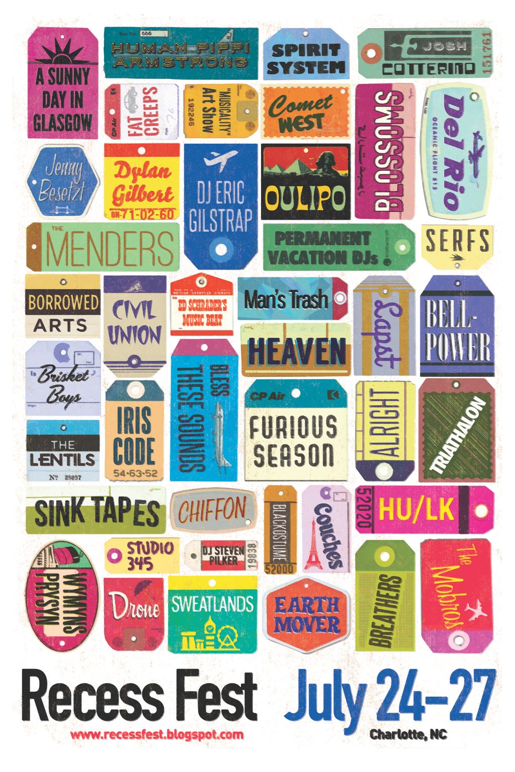 2014 Recess Fest Poster
