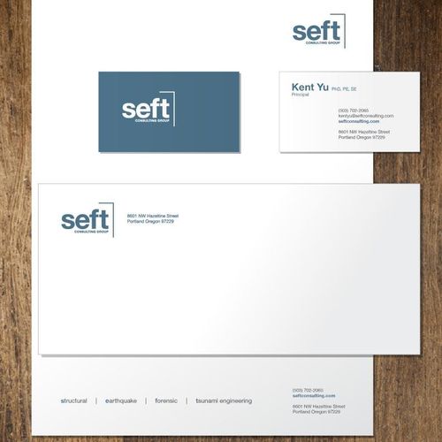 Brand ID design for SEFT Consulting. I also built 