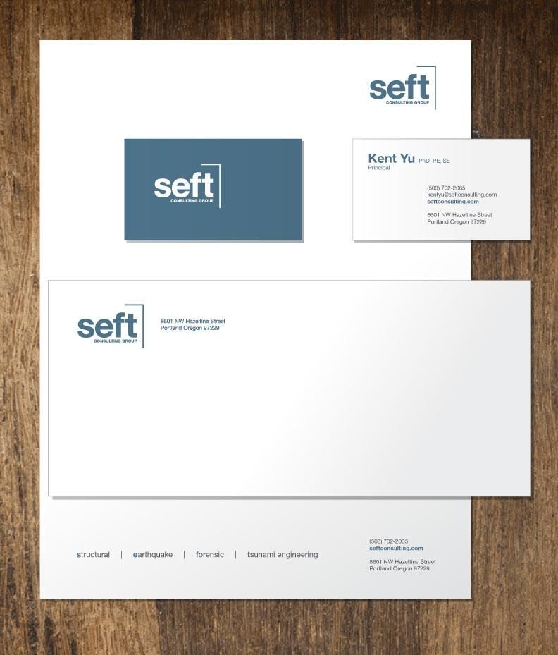 Brand ID design for SEFT Consulting. I also built 