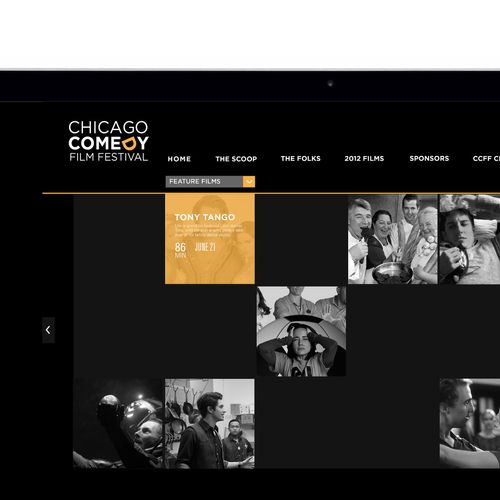 Chicago Comedy Film Festival
[Website close up]