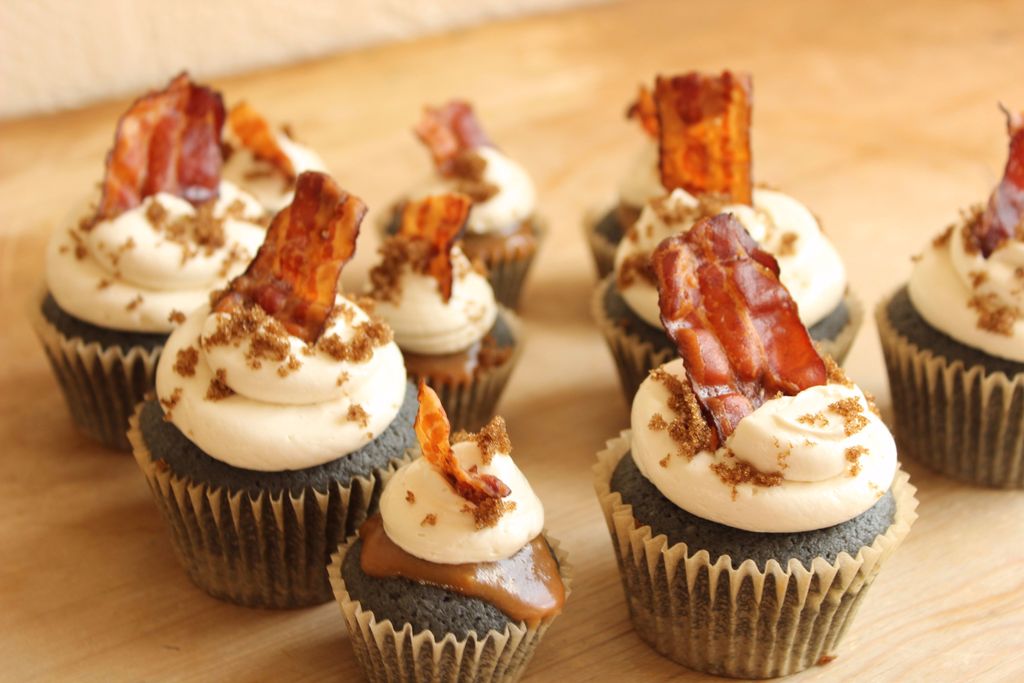 The Smokehouse: smoky vanilla cake, caramel, bourb