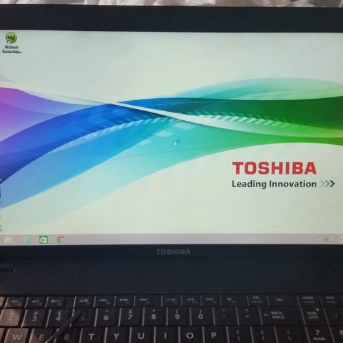 Toshiba Satellite LED screen replacement (after)