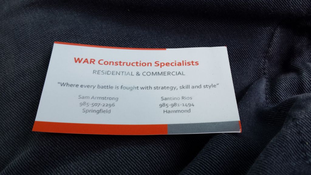 War Construction, LLC