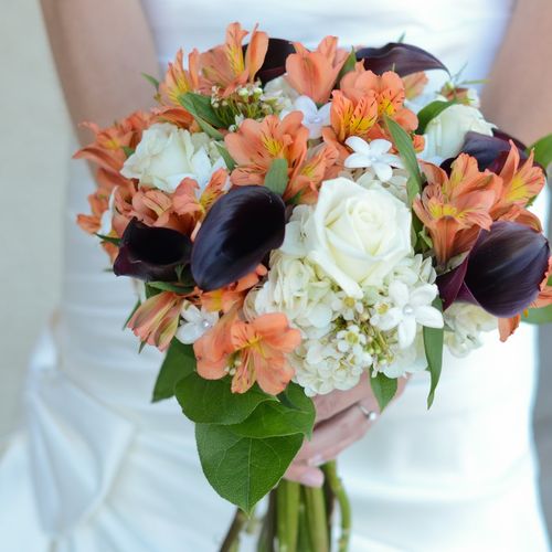Fall Colored Bouquet