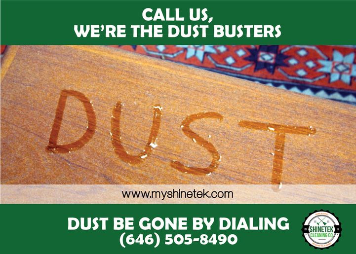 Call us, we're the Dust Busters!