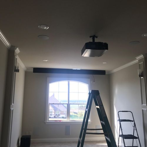 Projector and Screen Installation