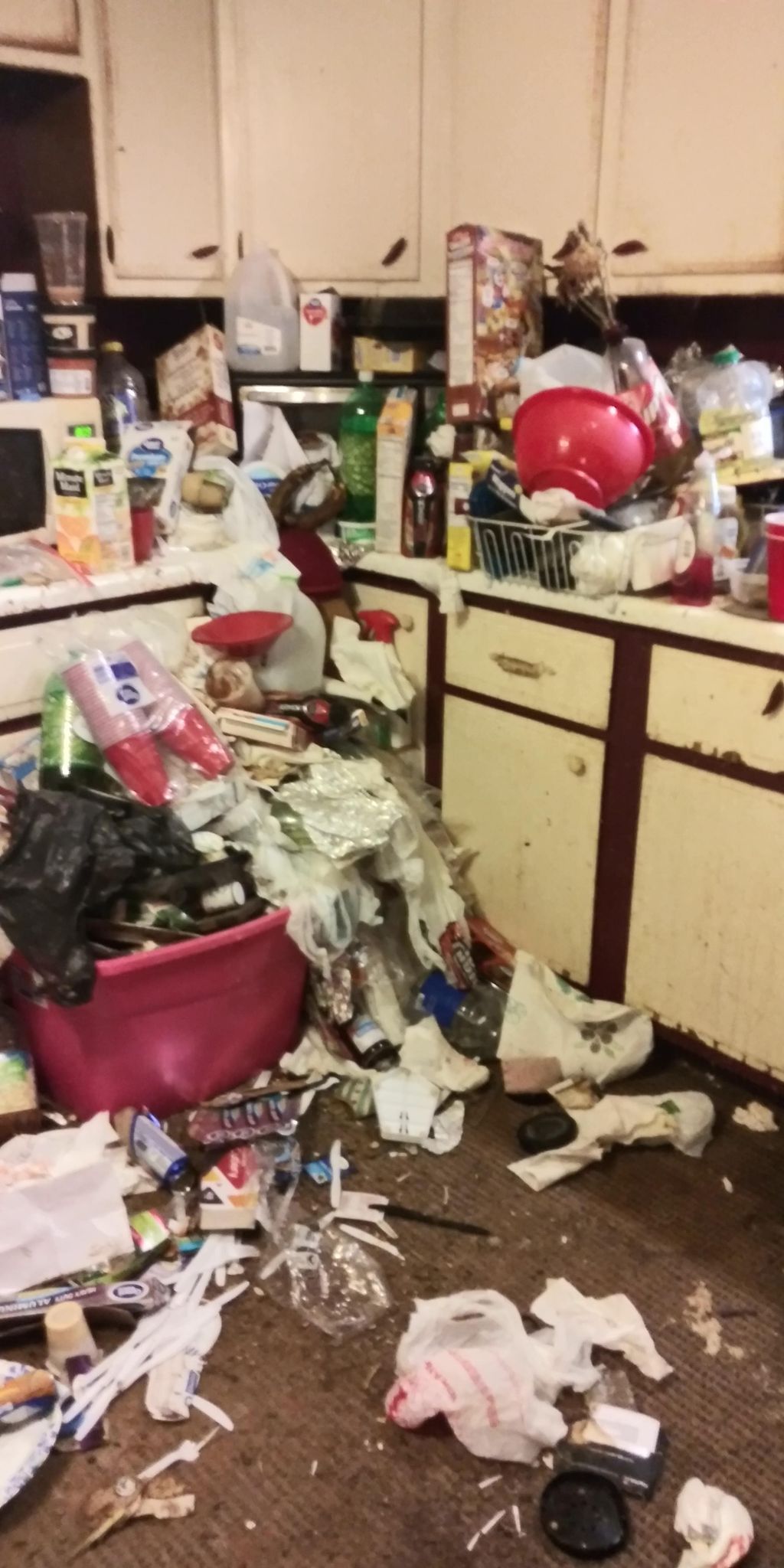 before picture of a small kitchen 10 hours