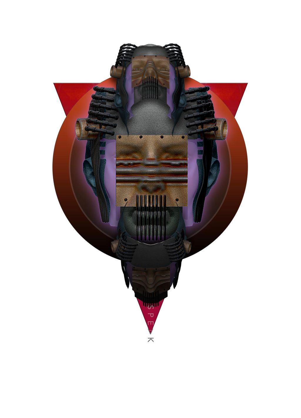 speak
3D Illustration