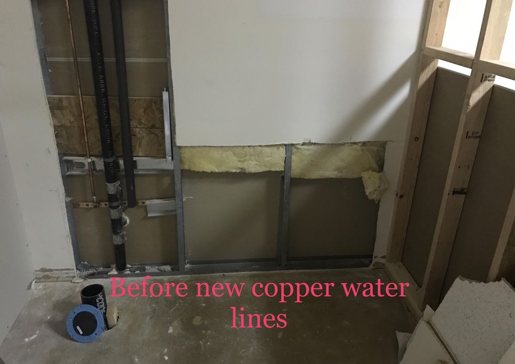 New Toilet drain line in at doctors office in Glen