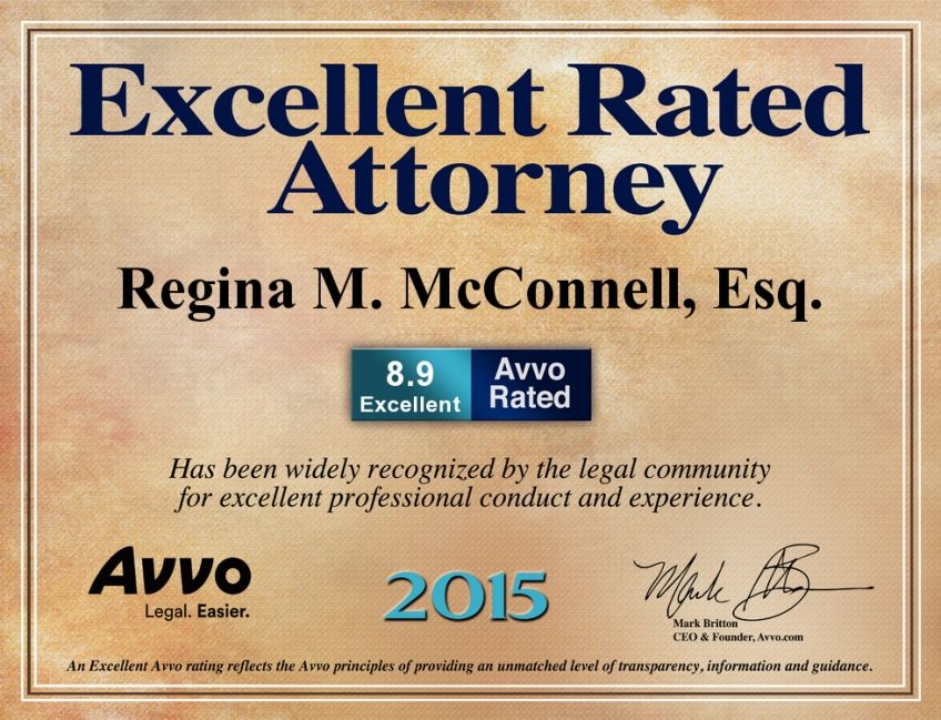 2015 AVVO Excellent Rated Attorney