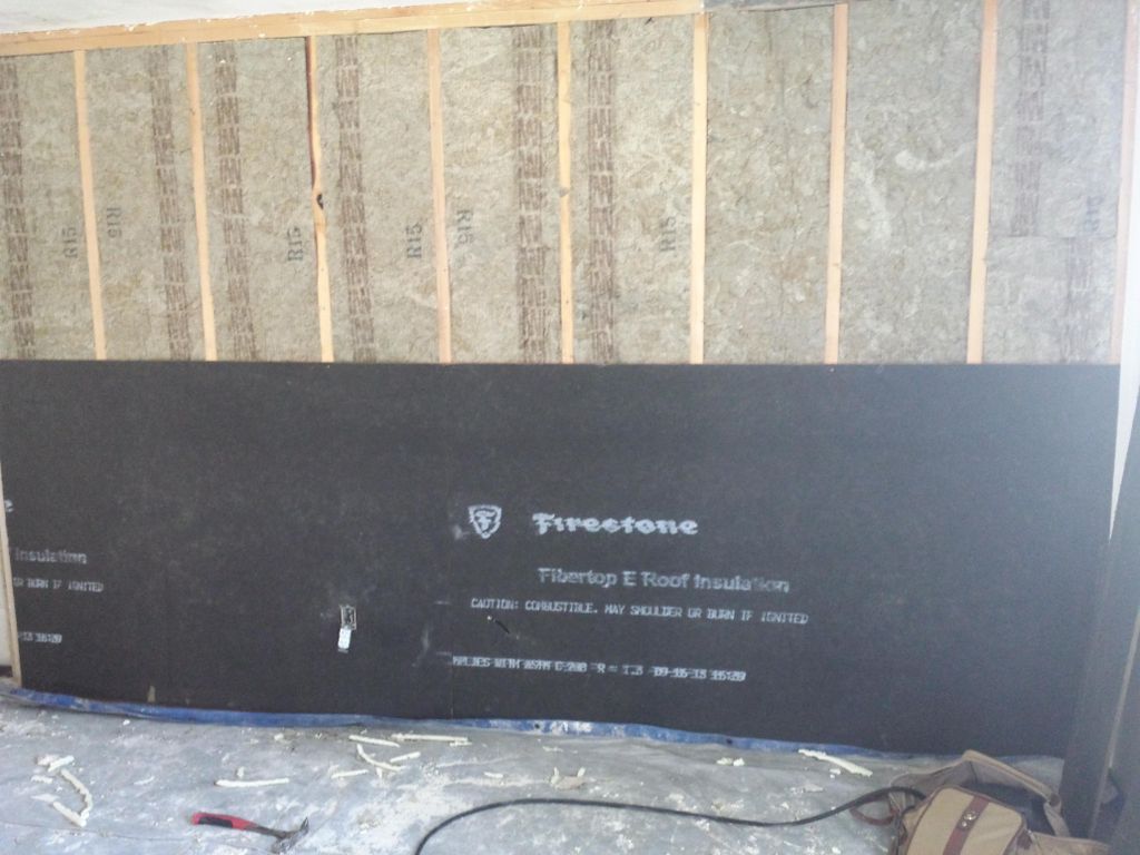 Sound proofing between apartments.