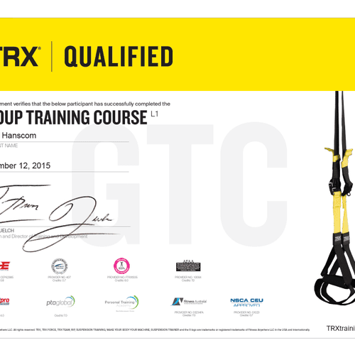 TRX Group Training Certification