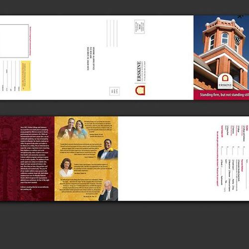 Fold-out Mailer for Erskine College