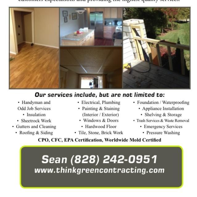 Think Green Contracting, Inc.