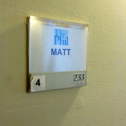 Matt fought for his client on the Dr. Phil show in