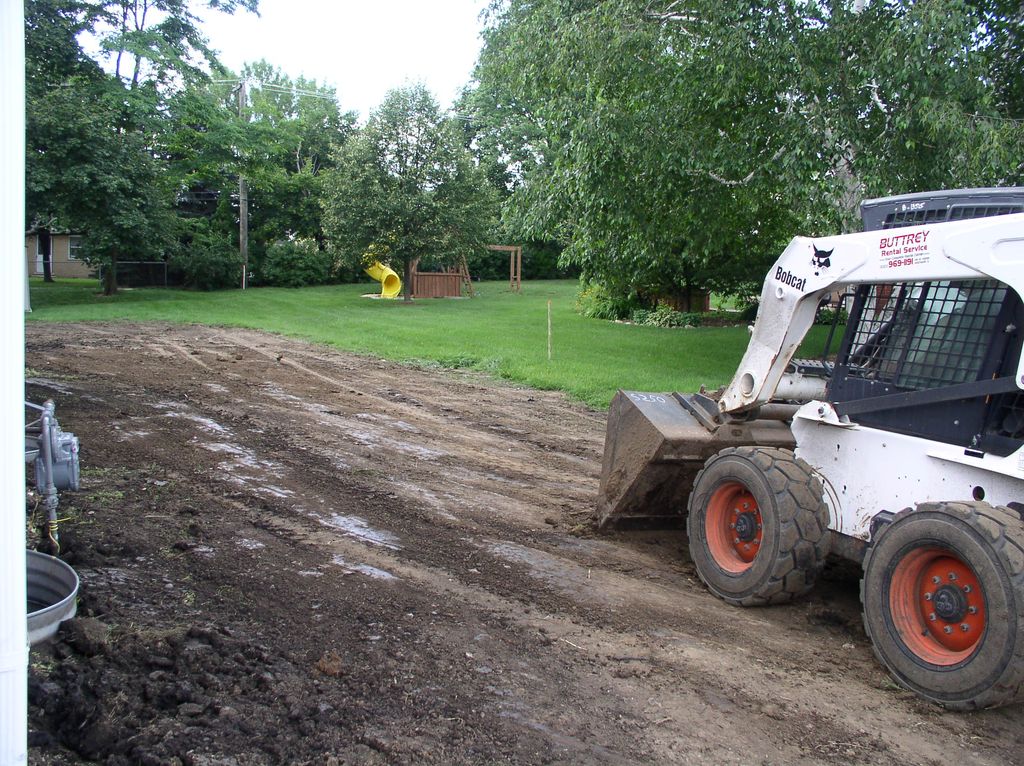 6 semi's of dirt leveled