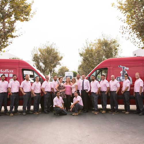 Our annual Plumbers in Pink event to help breast c