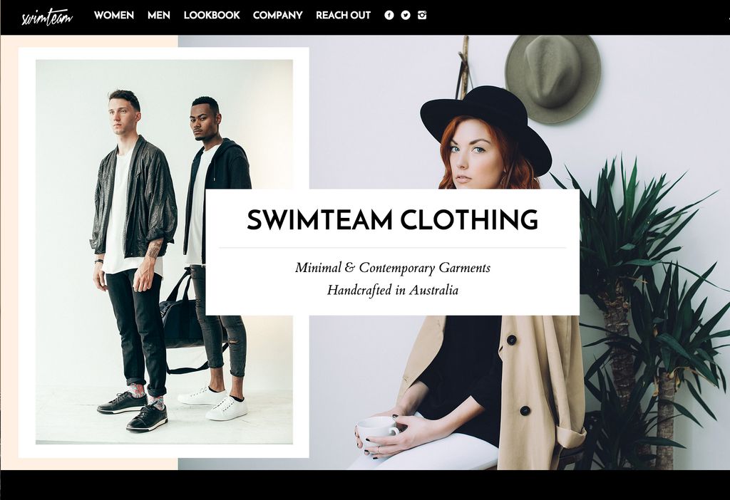 Styled the whole website: lookbook & e-com & socia